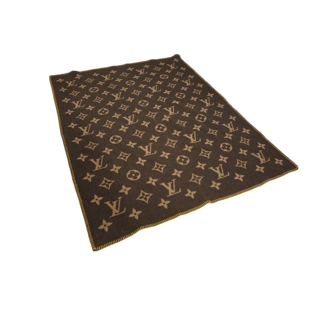 Louis Vuitton Fashion Blanket Brown Beige
